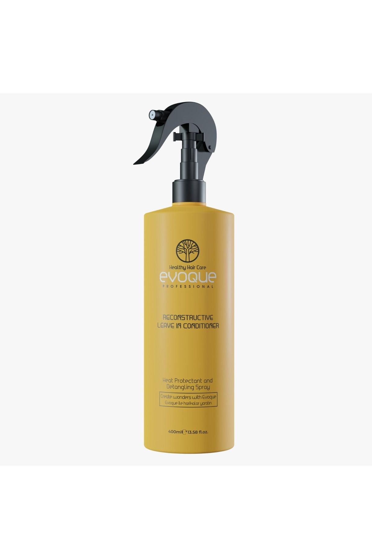 Evoque Yeniden Yapılandırıcı Saç Spreyi ve Fön Suyu, Keratin, Argan Yağı, Amino Asit, 400 ML