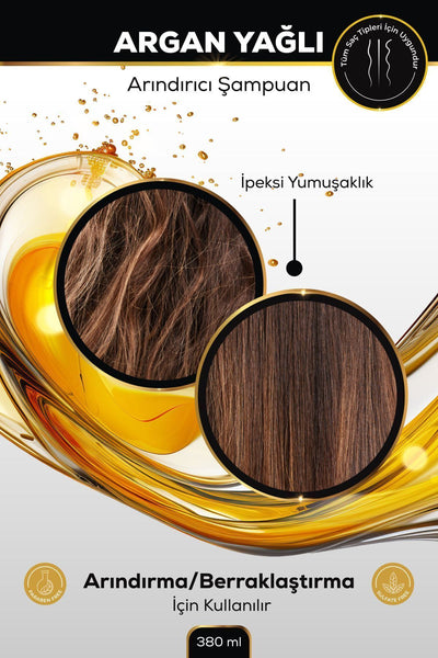 Evoque Saç Rengi Koruyucu Arındırıcı Şampuan, Argan Yağı Ve Zeytin Yağı Içerir, Parabensiz-sülfatsız,380 ml