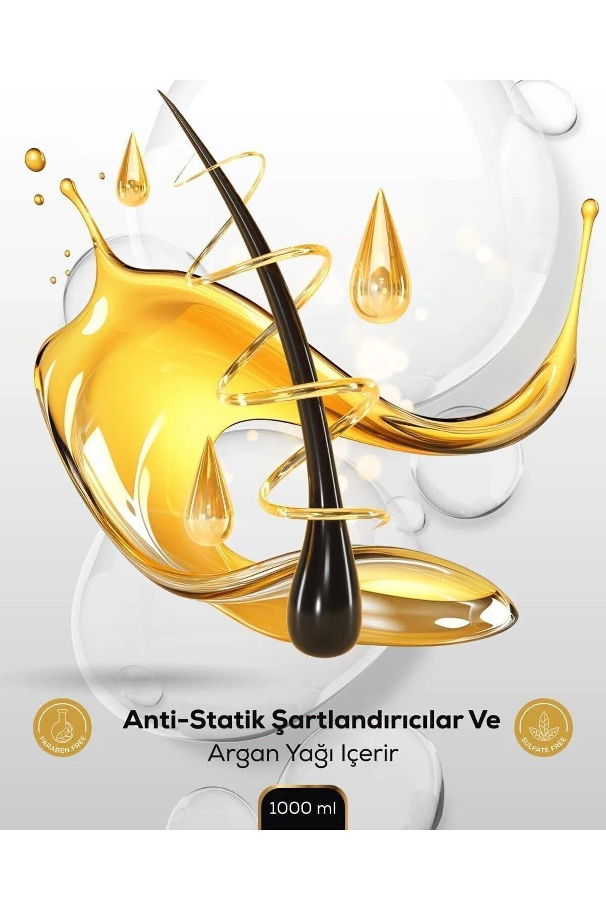 Evoque Saç Rengi Koruyucu Arındırıcı KREM, Argan YağLı ve Zeytin YağLı, Parabensiz-sülfatsız, 1000ml
