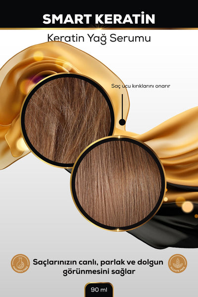 Evoque SMART KERATIN HAIR SERUM 90 ML.
