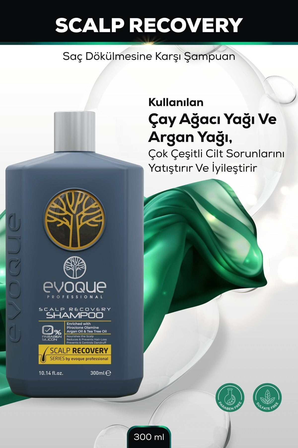 Evoque Scalp Recovery Saç Dökülmesine Karşı Şampuan 300ml