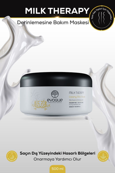 Evoque Milk Therapy Derinlemesine Bakım Maskesi 500ml
